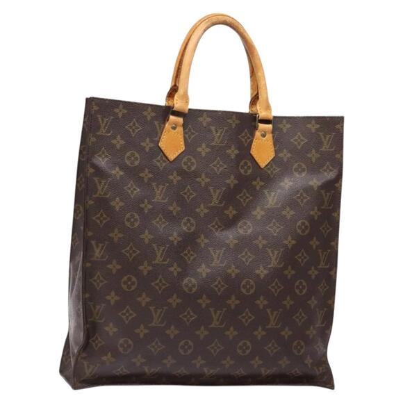 LOUIS VUITTON Monogram Sac Plat Hand Bag M51140 - Picture 1 of 12